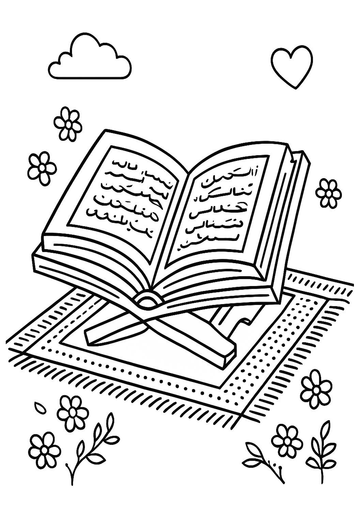 40 Islamitische Kleurplaten – Ramadan | Moskee | Gebed | Dieren | Printable bundel